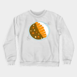 This is Japanese Katsu Curry Crewneck Sweatshirt